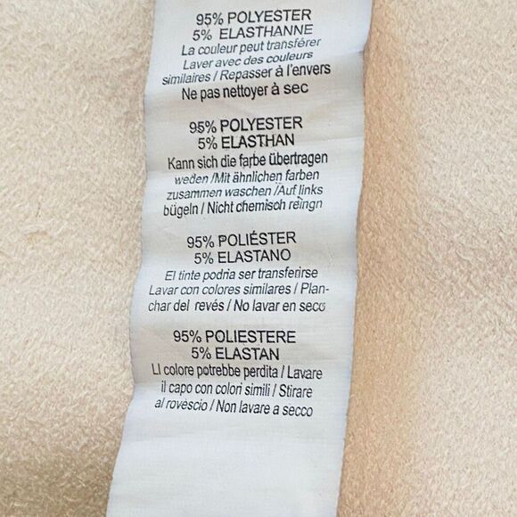 Pretty Little Thing Ribbed Tie Dye Flared Leg Pull-on Pants Blue Black Size 12 - Picture 5 of 6